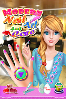 Modern Nail Art And Care poster