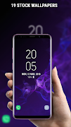 S9 LockScreen Galaxy S9 Plus App Theme Ekran Görüntüsü 1