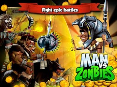 Man vs Zombies الملصق
