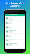 Document Recovery - Recover Deleted Word Documents 스크린샷 5