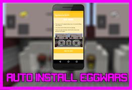 Egg wars for MCPE poster
