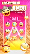 برنامه‌نما Emoji lock screen pattern عکس از صفحه