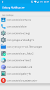 Debug notification screenshot 1