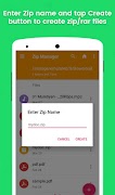 برنامه‌نما Zip Unzip Files and Folders - File Compressor عکس از صفحه