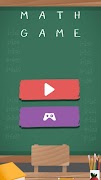 Math Game Affiche