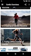 Cardio Exercises স্ক্রিনশট 2