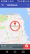My location with Cell Network2 تصوير الشاشة 1