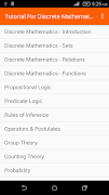 Discrete Mathematics Tutorial تصوير الشاشة 1