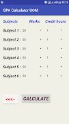 GPA Calculator, UOM Ekran Görüntüsü 4