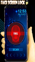 Face Lock Screen  :  Verrouiller L'écran  id Pro Ekran Görüntüsü 2