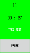 Tabata Timer - Interval Timer : HIIT Workout Timer captura de pantalla 2