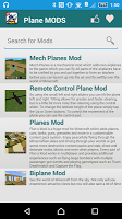 Plane Mod Para MCPE` imagem de tela 1