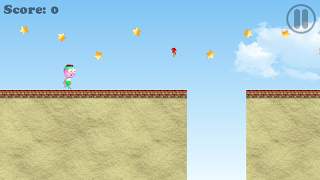 Running Jump Man poster