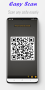Simple QR Code Reader - Barcode Scanner Free captura de pantalla 1
