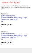 Java Öğren - Temel Java Programlama Hazırlık স্ক্রিনশট 3