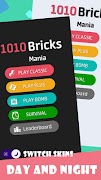 1010 Bricks Mania-Time Killer screenshot 5