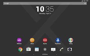 Simple Xperia Logo Theme স্ক্রিনশট 1