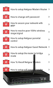 Netgear Modem Guide تصوير الشاشة 3