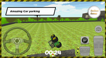3D Tractor Car Parking screenshot 3