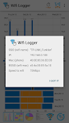 برنامه‌نما Wifi Logger عکس از صفحه