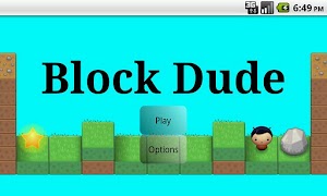 Block Dude Poster