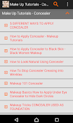 Make Up Tutorials - Concealer ภาพหน้าจอ 1