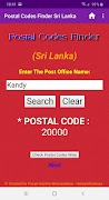 Postal Codes Finder Sri Lanka পোস্টার
