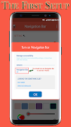 برنامه‌نما Note 10 Navigation Bar عکس از صفحه