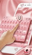 Rose Gold Keyboard Theme 截圖 3