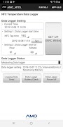 AMO NFC Temperature Data logger screenshot 1