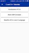 C and C++ Tutorials ภาพหน้าจอ 3