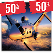 Flight Ticket Booking 50% Off poster