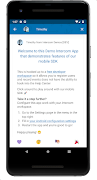برنامه‌نما Intercom Demo App عکس از صفحه