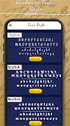 1 Schermata Handwrite Fonts Style