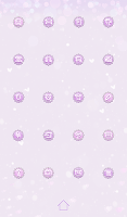 nana purple DodolLauncherTheme скриншот 2