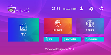 Monkey TV syot layar 1