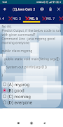Java Quiz screenshot 2