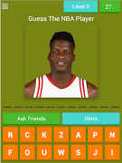 برنامه‌نما Guess the NBA Star - Basketball Quiz عکس از صفحه