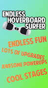 Endless Hoverboard Surfer الملصق
