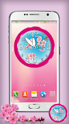 Sakura Analog Clock Widget screenshot 3