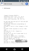 برنامه‌نما CNC G-Code tutorial عکس از صفحه
