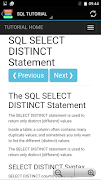 SQL TUTORIAL OFFLINE APP स्क्रीनशॉट 6