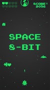 Space 8 bit poster
