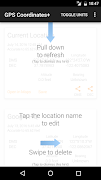 GPS Coordinates+ تصوير الشاشة 1