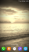 برنامه‌نما Sunset Beach Live Wallpaper عکس از صفحه