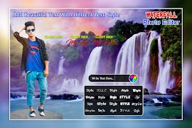 Waterfall Photo Editor : Water Photo Frame स्क्रीनशॉट 4