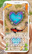 Live Koi Fish Pond Teclado Tema Cartaz