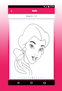 How To Draw Disney Princess step by step capture d'écran 4