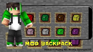 Mod Backpack : Blocky Bag الملصق