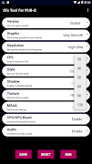 برنامه‌نما GFX Tool : FPS Booster For PUB‒G [ 120 fps ] عکس از صفحه